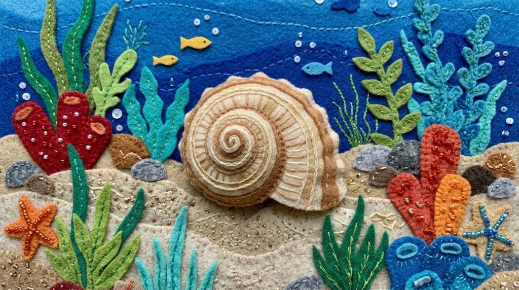 A spiral shell